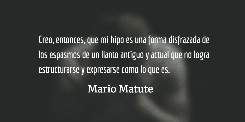 Retazo expositivo acerca del hipo. Mario René Matute.