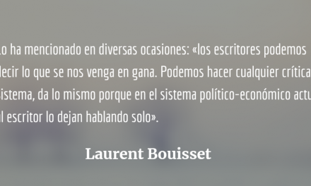 Si un poeta no es capaz de esperar entonces no puede ser un poeta: Laurent Bouisset