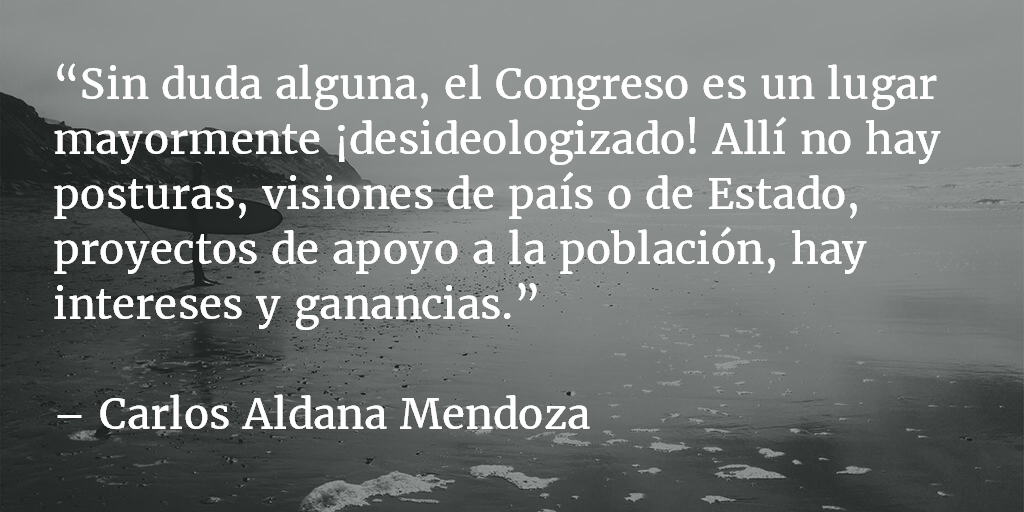 Alerta en el Congreso. Carlos Aldana Mendoza.