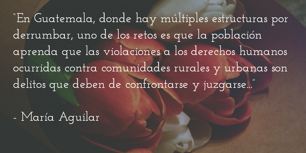 El silencio de las osamentas. María Aguilar.