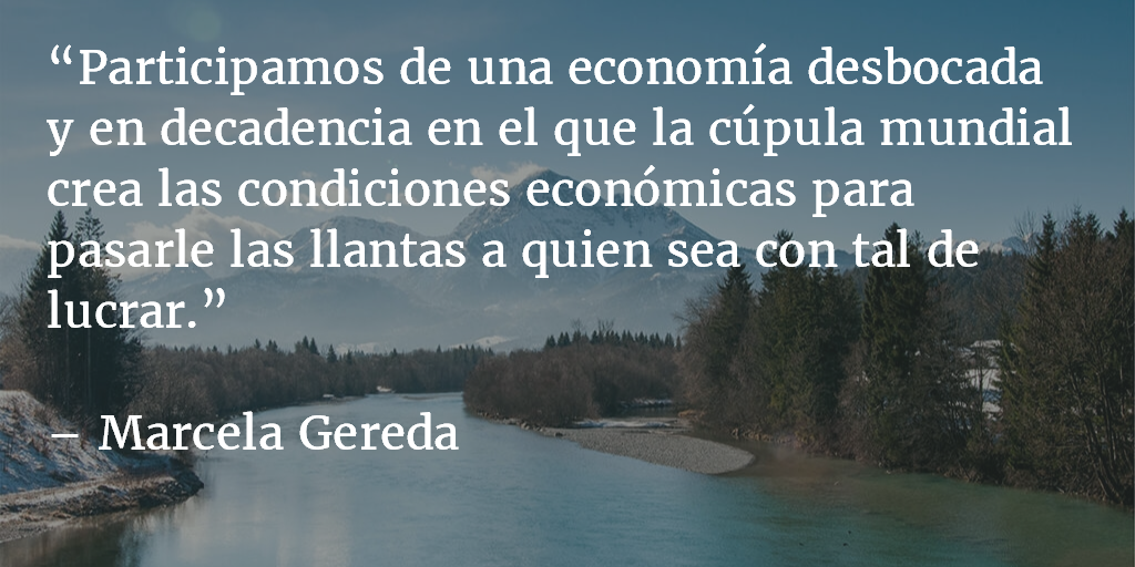 Una economía al servicio del uno por ciento. Marcela Gereda.