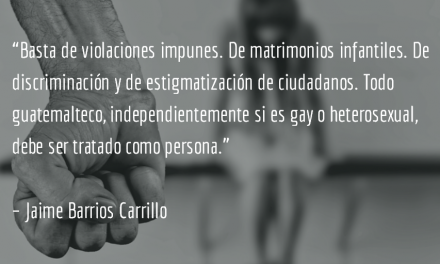 Violaciones y revelaciones. Jaime Barrios Carrillo.