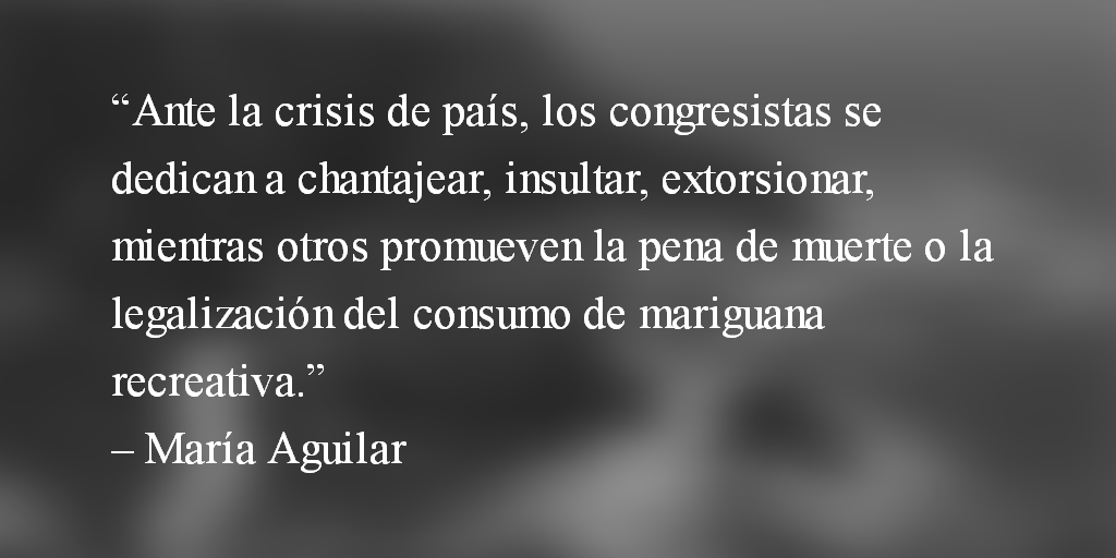 La podredumbre del orden constitucional. María Aguilar.