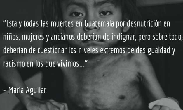 Guatemala en eterna crisis. María Aguilar.