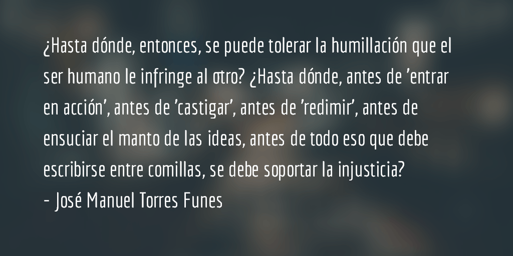 Aceptar la fragilidad. José Manuel Torres Funes.