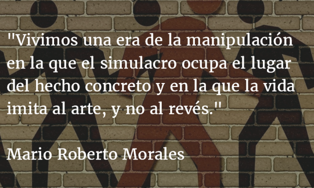Autoengaño y criticidad. Mario Roberto Morales.