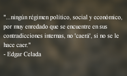 De hegemonía y sujeto social del cambio. Edgar Celada.