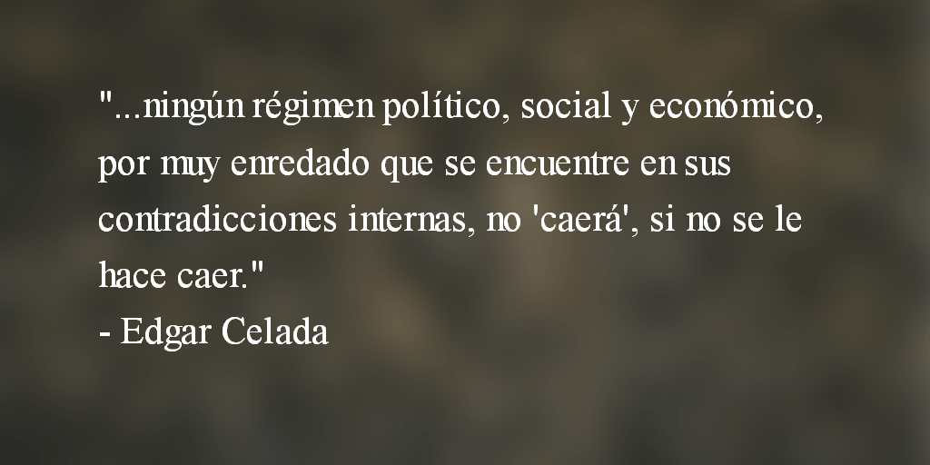 De hegemonía y sujeto social del cambio. Edgar Celada.