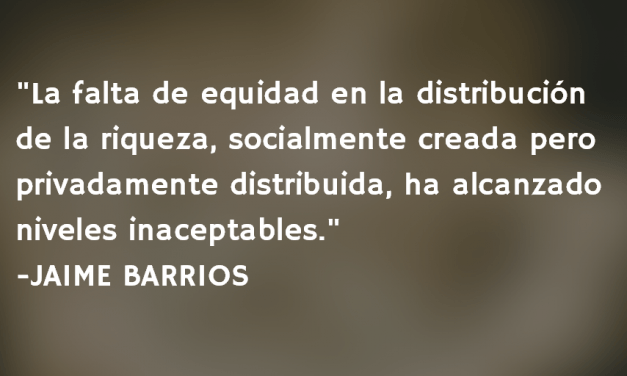 Impuestos y desarrollo. Jaime Barrios.