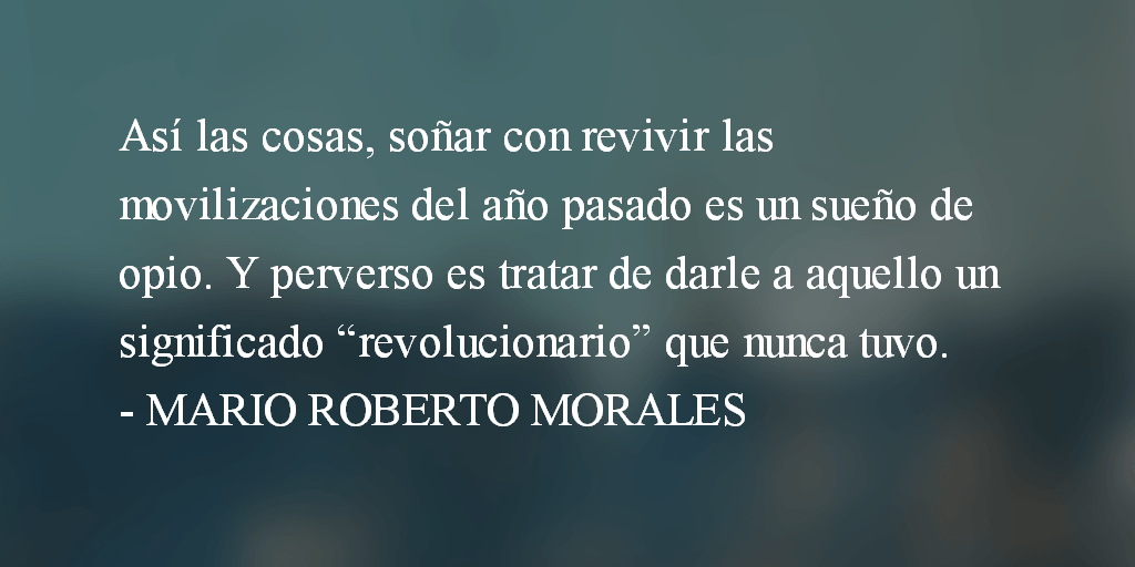De abril a abril. Mario Roberto Morales.