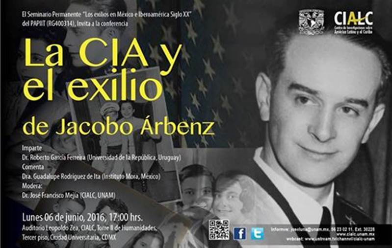 Conferencia «La CIA y el exilio de Jacobo Àrbenz»