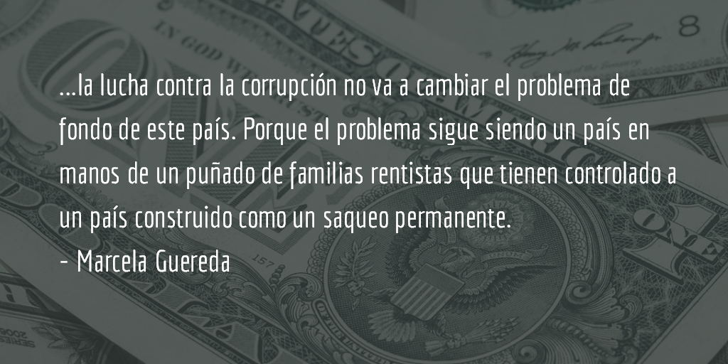 El sistema necesita de la corrupción. Marcela Gereda.
