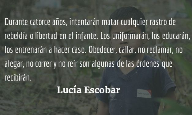 Pobres niños. Lucía Escobar.
