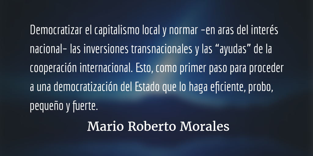 El interlocutor alternativo. Mario Roberto Morales.