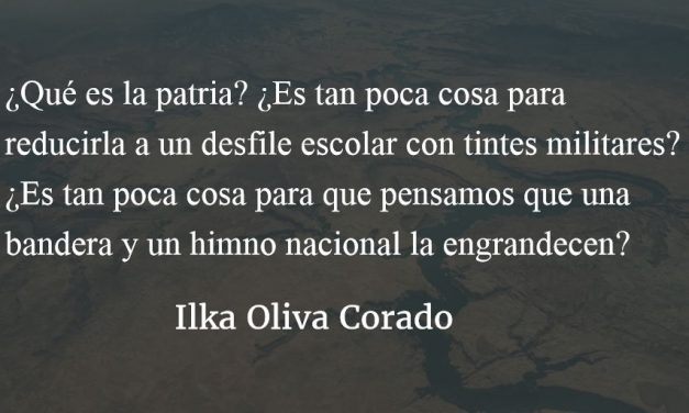 El mediocre patriotismo guatemalteco. Ilka Oliva Corado.