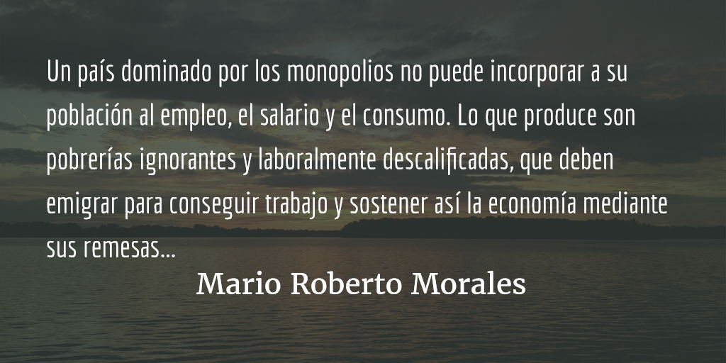 Empresarios, clase media, campesinos.  Mario Roberto Morales.