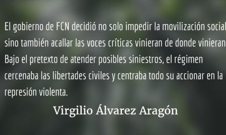 El acuerdo mordaza. Virgilio Álvarez Aragón.