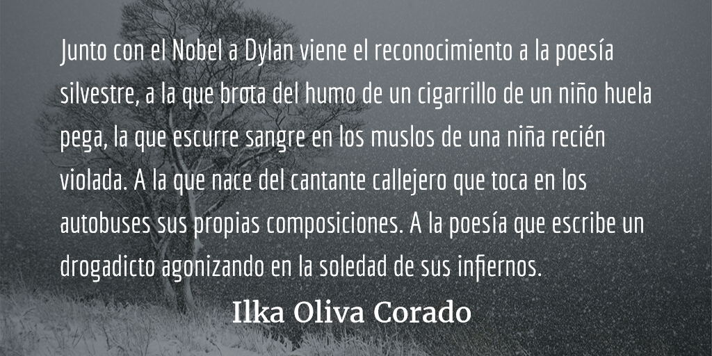 El efecto Bob Dylan. Ilka Oliva Corado.