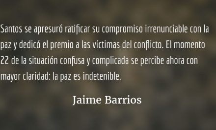 No al no en Colombia. Jaime Barrios.
