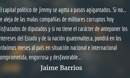 ¿Adónde va Guatemala? Jaime Barrios