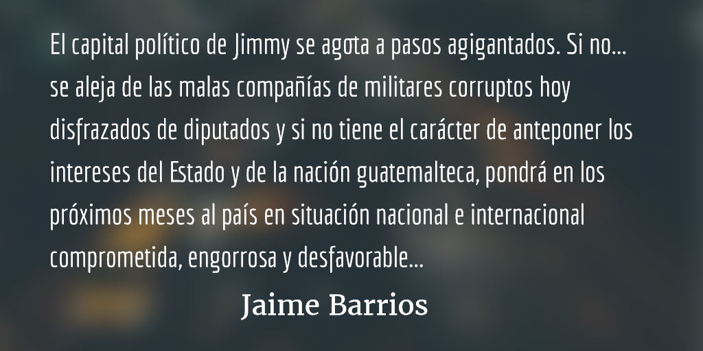 ¿Adónde va Guatemala? Jaime Barrios
