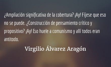 Por montones es mejor negocio. Virgilio Álvarez Aragón.