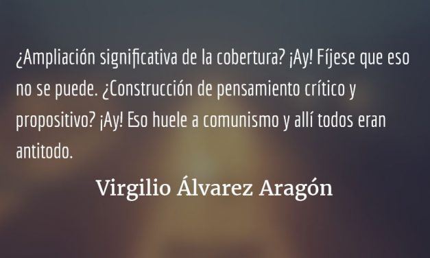 Por montones es mejor negocio. Virgilio Álvarez Aragón.