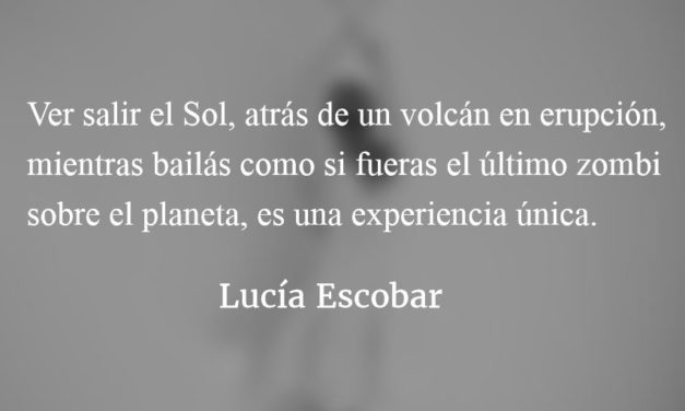 Bailar. Lucía Escobar.