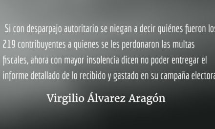 Otra manchota en el tigre. Virgilio Álvarez Aragón.