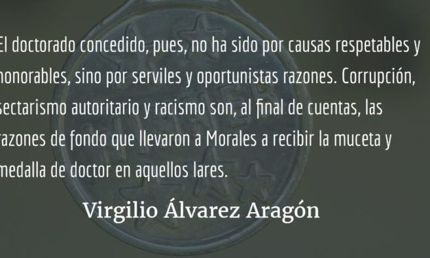 Las serviles causas del «honoris». Virgilio Álvarez Aragón.