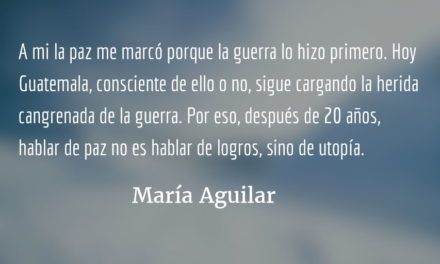 Pueblos indígenas y la paz en Guatemala I. María Aguilar.