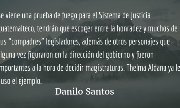 Thelma Aldana puso el ejemplo. Danilo Santos.