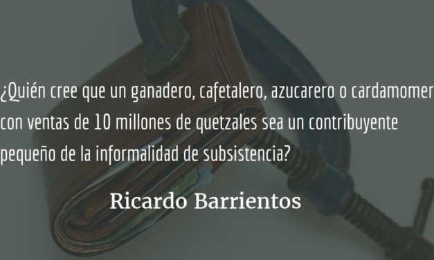 Sector agropecuario: evasores y con garrote. Ricardo Barrientos.