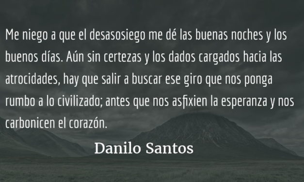 Victimarios víctimas. Danilo Santos.
