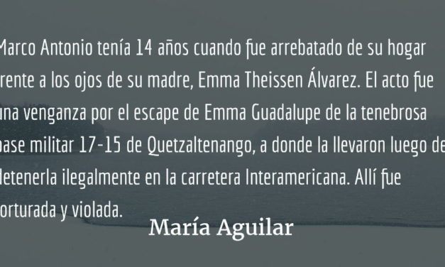 La niñez y la guerra I. María Aguilar.