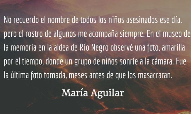 La niñez y la guerra II. María Aguilar.
