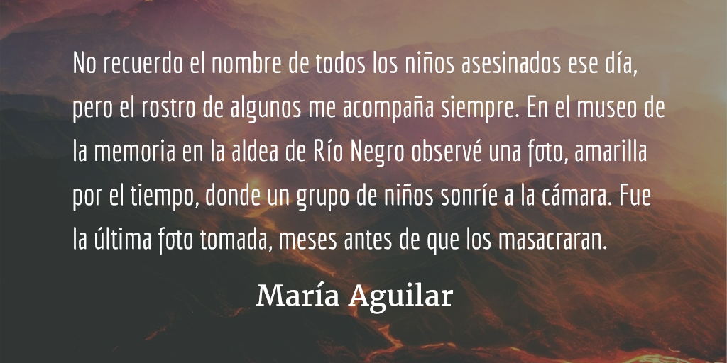 La niñez y la guerra II. María Aguilar.