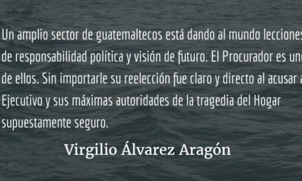 De cafres y corruptos: el irrespeto al Procurador de los DH. Virgilio Álvarez Aragón.