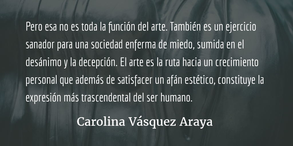 El efecto sanador del arte. Carolina Vásquez Araya.