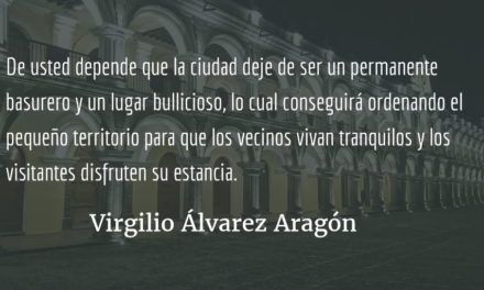 Carta abierta a la alcaldesa de Antigua. Virgilio Álvarez Aragón.