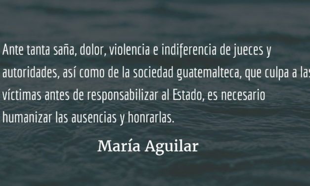 Las niñas de Guatemala. María Aguilar.