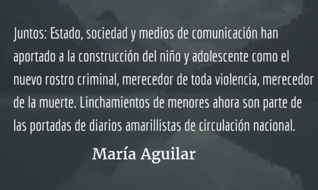 La niñez y la guerra, IV y final. María Aguilar.