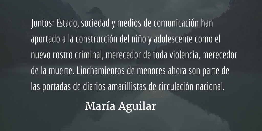 La niñez y la guerra, IV y final. María Aguilar.