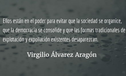 El fortalecimiento del régimen efecenista. Virgilio Álvarez Aragón.