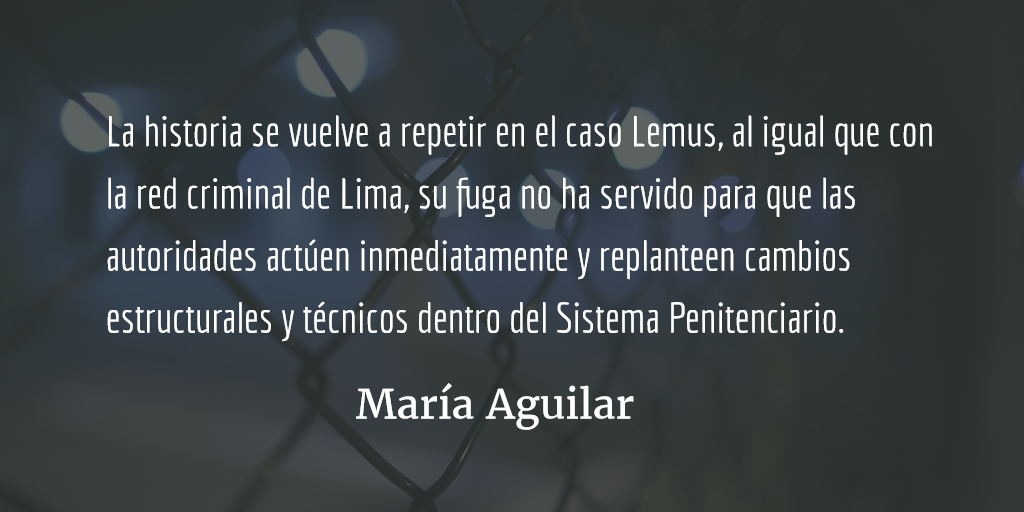 Crisis en el Sistema Penitenciario I. María Aguilar.