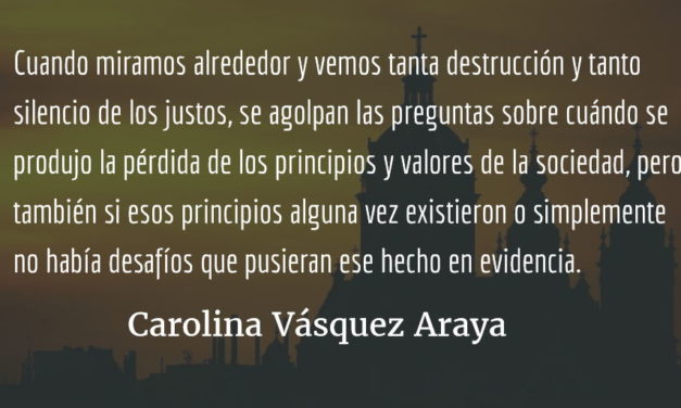 Violencia, nuestra marca de identidad. Carolina Vásquez Araya.