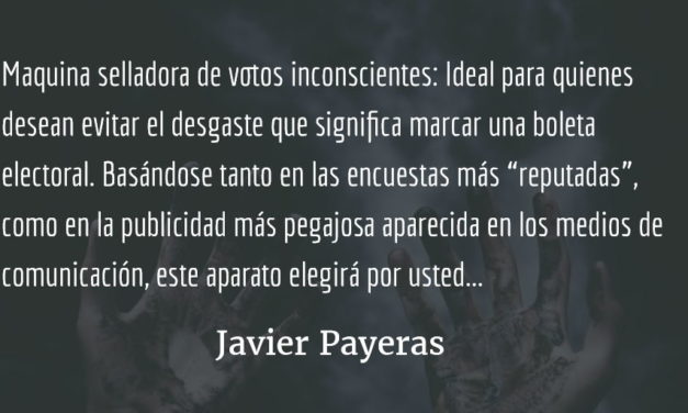 Aparatos para guatemaltecos. Javier Payeras.