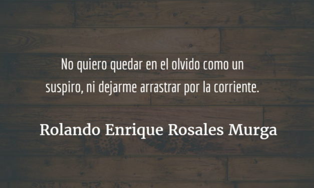 Fuerza interna. Rolando Enrique Rosales Murga.