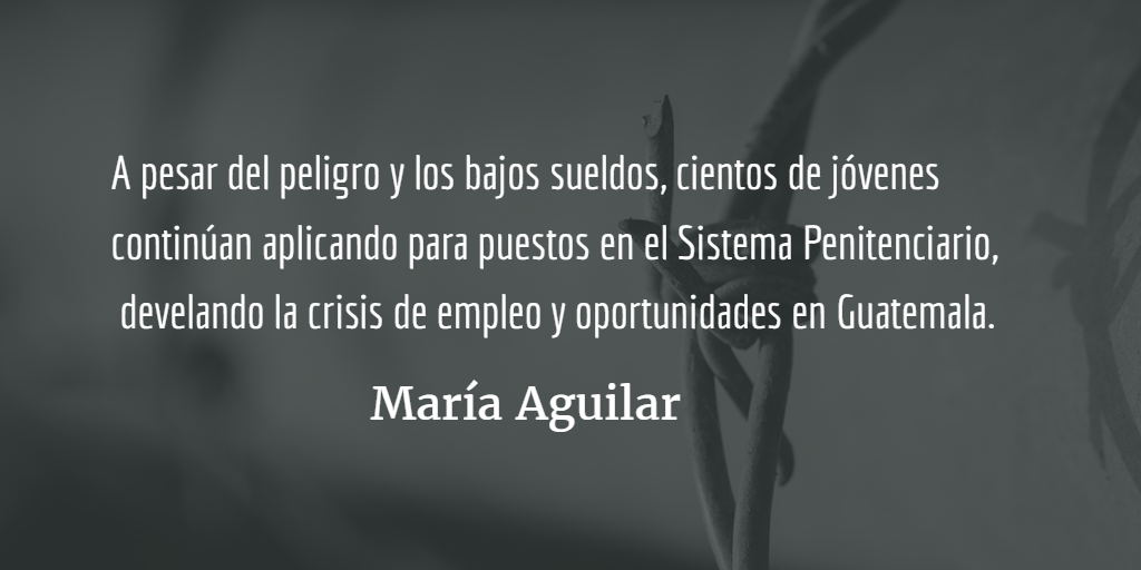 Crisis en el Sistema Penitenciario (II). María Aguilar.