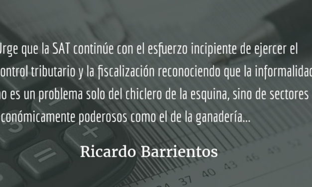 Bienvenido el debate sobre desigualdad y tributación. Ricardo Barrientos.